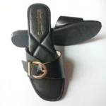 Women's Elegant Buckle Flat Slippers - Image 3