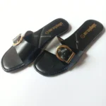 Women's Elegant Buckle Flat Slippers - Image 4