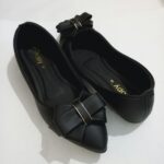 Stopy Women Pointed Toe Bow Flat Pumps - Image 3