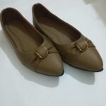 Stopy Women Pointed Toe Buckle Knot Flat Pumps - Image 6