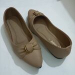 Stopy Women Pointed Toe Buckle Knot Flat Pumps - Image 7