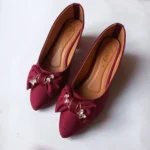 Crystal Pointed Heel Pumps - Image 5