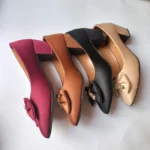 Crystal Pointed Heel Pumps - Image 6