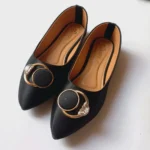 Crystal Ring Accent Pointed Flat Pumps - Image 5