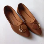 Crystal Ring Accent Pointed Flat Pumps - Image 3