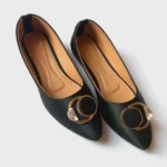 Crystal Ring Accent Pointed Flat Pumps - Image 8