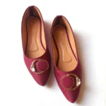 Crystal Ring Accent Pointed Flat Pumps - Image 7