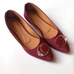 Crystal Ring Accent Pointed Flat Pumps - Image 10