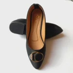 Crystal Ring Accent Pointed Flat Pumps - Image 11